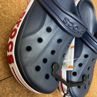 クロックス(crocs)のラス1  23  最終値下げ　ネイビー(サンダル)