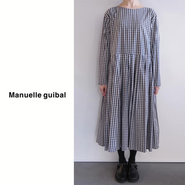 Manuelle guibal（マニュエルギバル）| チェックワンピース