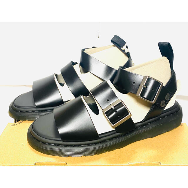 Dr.Martens(ドクターマーチン)のドクターマーチン グリフォン GRYPHON サンダル ブラック 黒 25cm レディースの靴/シューズ(サンダル)の商品写真
