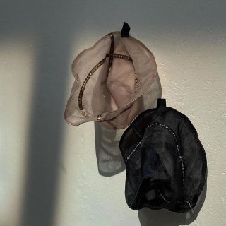 アメリヴィンテージ(Ameri VINTAGE)のMEDI REVERSIBLE SHEER BUCKET HAT(ハット)