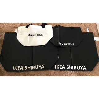 イケア(IKEA)のIKEA  shibuya エコバック　4点　小白1(エコバッグ)