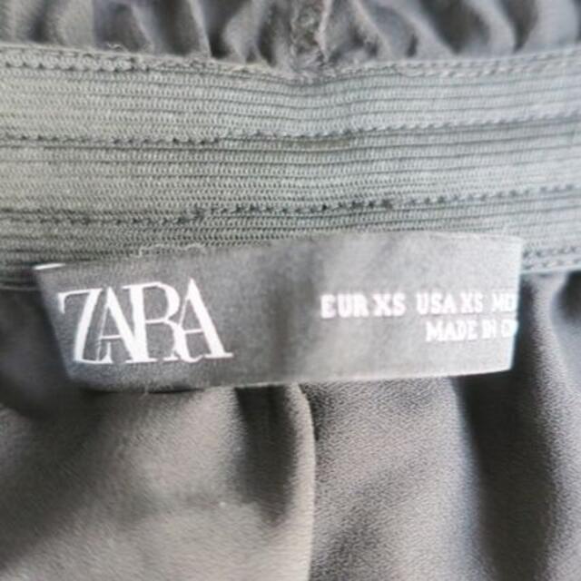 ZARA(ザラ)のZARA　レーススカート風ガウチョパンツ　ブラック　Sサイズ レディースのパンツ(その他)の商品写真