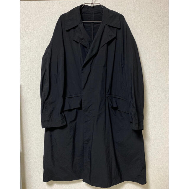 喜ばれる誕生日プレゼント device 【カバー付き】TEATORA - COMOLI coat ブラック サイズ2 p ステンカラーコート