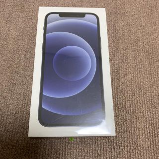 アイフォーン(iPhone)のiPhone12 ブラック 64GB SIMフリー 新品未開封品④(スマートフォン本体)