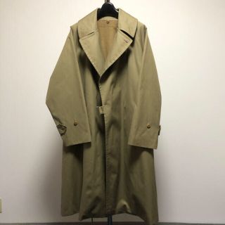 20aw美品COMOLI コットンギャバ Tielocken Coat カシミヤ