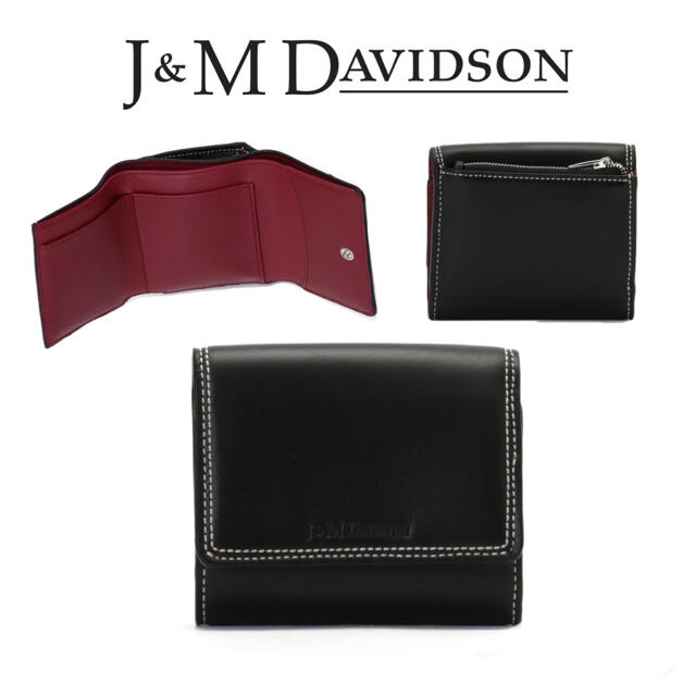 J&M DAVIDSON(ジェイアンドエムデヴィッドソン)の新品 定価4.1万円 J&M DAVIDSON　FOLDING WALLET レディースのファッション小物(財布)の商品写真