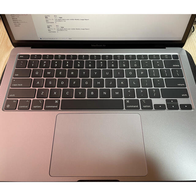 Apple(アップル)のda120005様専用　　m1 MacBook Air  スペースグレー スマホ/家電/カメラのPC/タブレット(ノートPC)の商品写真