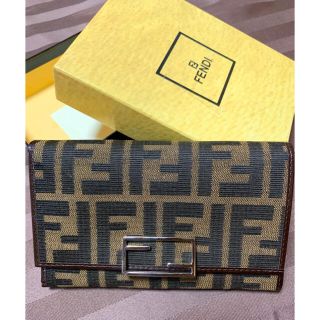 フェンディ(FENDI)のmfx3様専用！FENDIズッカ柄 三つ折財布(折り財布)