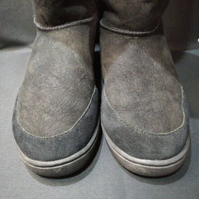 mi woollis　ムートンショートブーツ　ブラック レディースの靴/シューズ(ブーツ)の商品写真
