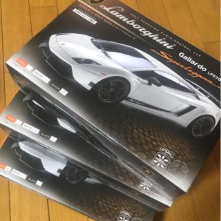 ランボルギーニ(Lamborghini)のランボルギーニ　ラジコン３色セット&ペコちゃんカプセルトイ(ホビーラジコン)