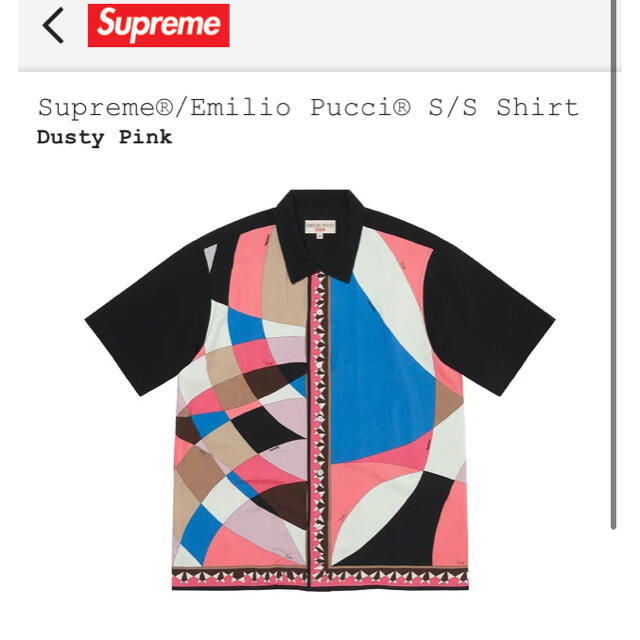Supreme Emilio Pucci s/s shirt シャツトップス