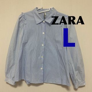 ザラ(ZARA)の値下げ⭐︎ZARA ストライプ　シャツ　(シャツ/ブラウス(長袖/七分))