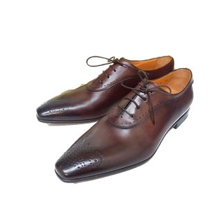 サントーニ(Santoni)のサントーニ　santoni 内羽根　バーガンディ(ドレス/ビジネス)