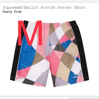 シュプリーム(Supreme)の【M】Supreme Emilio pucci soccer shortピンク(ショートパンツ)