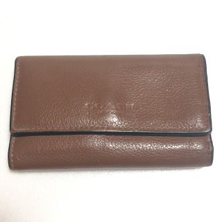 コーチ(COACH)のコーチ COACH レザーキーケース 茶 4P(キーケース)