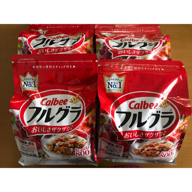 カルビー(カルビー)のセール品　フルグラ　800g 4袋　セット　期間限定 コスメ/美容のダイエット(ダイエット食品)の商品写真