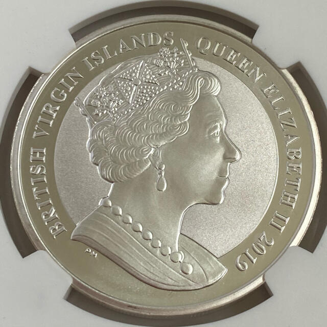 2019年 イギリス 1ドル NGC PF69 ウナとライオン 銀貨 コイン