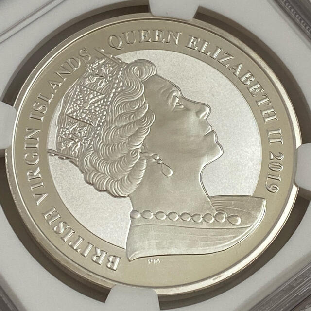 2019年 イギリス 1ドル NGC PF69 ウナとライオン 銀貨 コイン