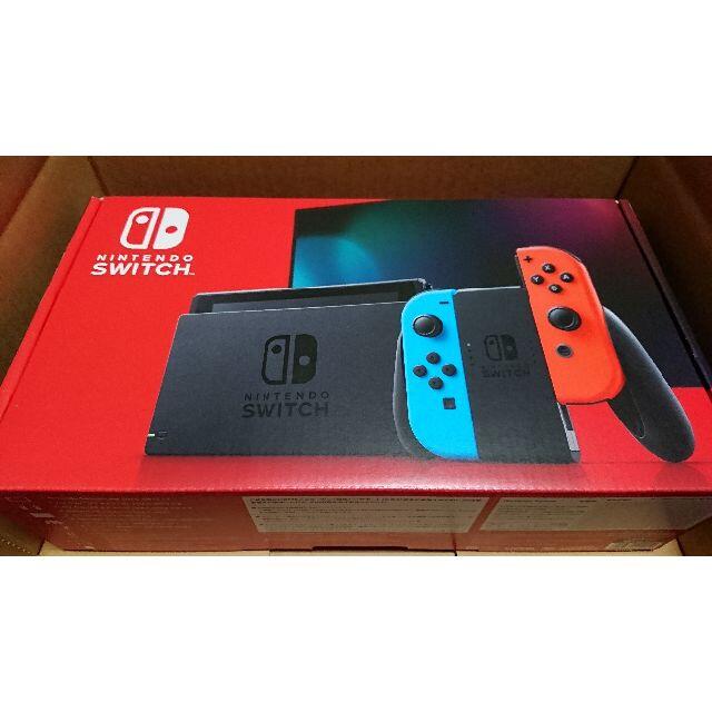 [新品] ニンテンドー スイッチ Switch (ネオン) 本体2021年6月中旬保証書欄