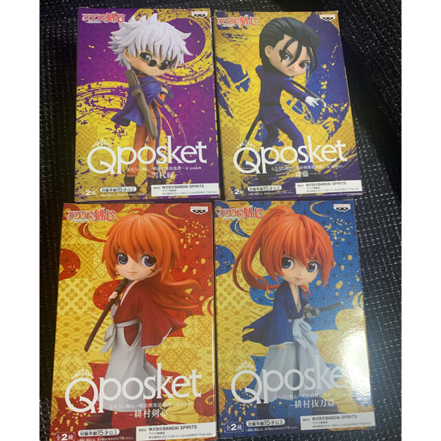 BANPRESTO(バンプレスト)のるろうに剣心　Qposket   フィギュア SET エンタメ/ホビーのフィギュア(アニメ/ゲーム)の商品写真