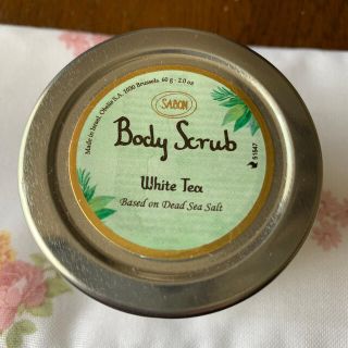 サボン(SABON)のSABON  スクラブ　　white tea 60g(ボディスクラブ)