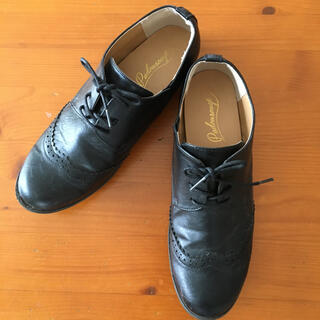 ブラック　靴(ローファー/革靴)