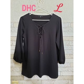 ディーエイチシー(DHC)のDHC　カットソー　レースアップ　編み上げ　(Tシャツ(長袖/七分))