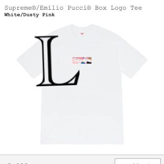 シュプリーム(Supreme)のSupreme Emilio Pucci Box Logo Tee L(Tシャツ/カットソー(半袖/袖なし))