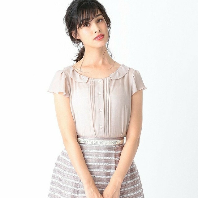 TOCCA(トッカ)のトッカ VANESSAブラウス ピンク 4 レディースのトップス(シャツ/ブラウス(半袖/袖なし))の商品写真