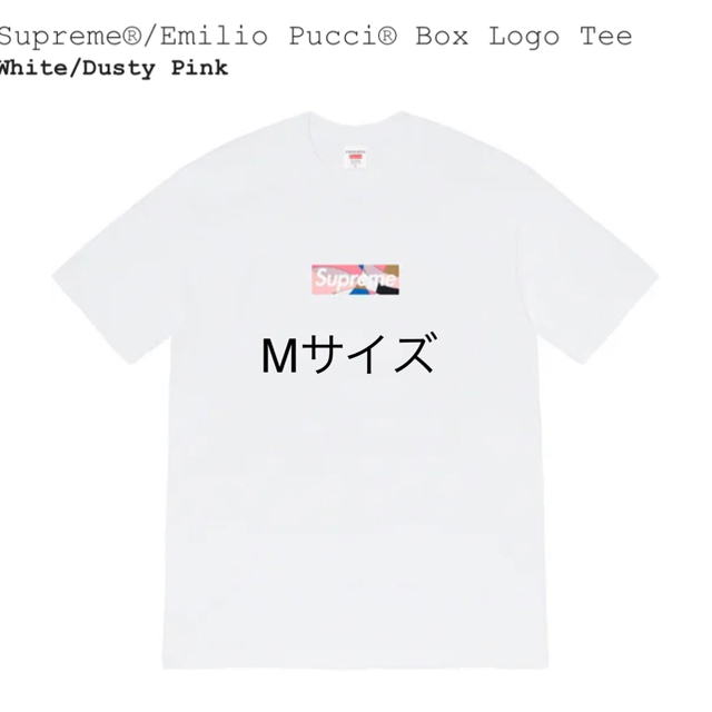 Supreme Emilio Pucci Box Logo Tee  Mサイズ