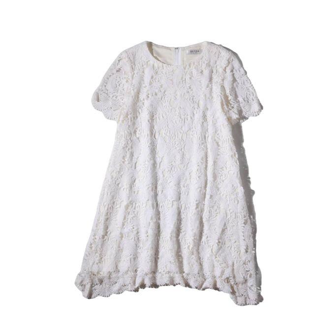 ADORE - 美品。 adore アドーア 総レース 白 ワンピース 36