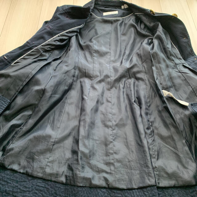 ZARA(ザラ)のZARA ネイビー　スプリングコート レディースのジャケット/アウター(スプリングコート)の商品写真