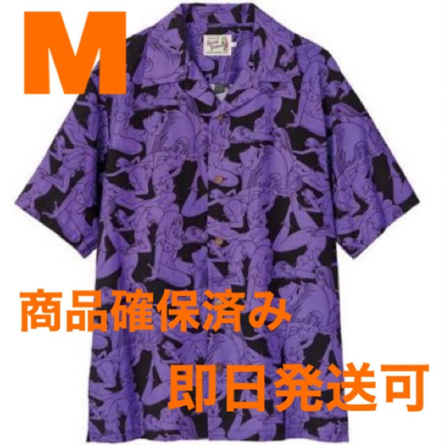 HYSTERIC GLAMOUR - HYSTERIC GLAMOUR 手塚治虫 奇子総柄 アロハシャツ 紫 Mサイズ