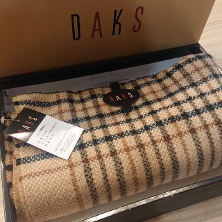 ダックス(DAKS)のDAKS ウール膝掛け 新品 未使用品(毛布)