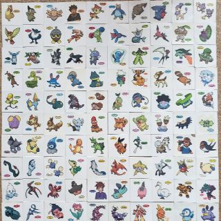 ポケモン(ポケモン)のポケモン デコキャラシール33【100枚】(キャラクターグッズ)