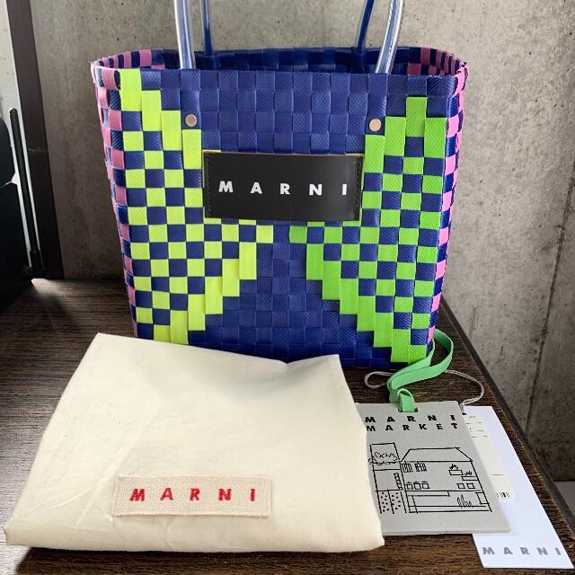 保存袋タグ付きサイズ【値下げしました！】MARNI ピクニックバッグ