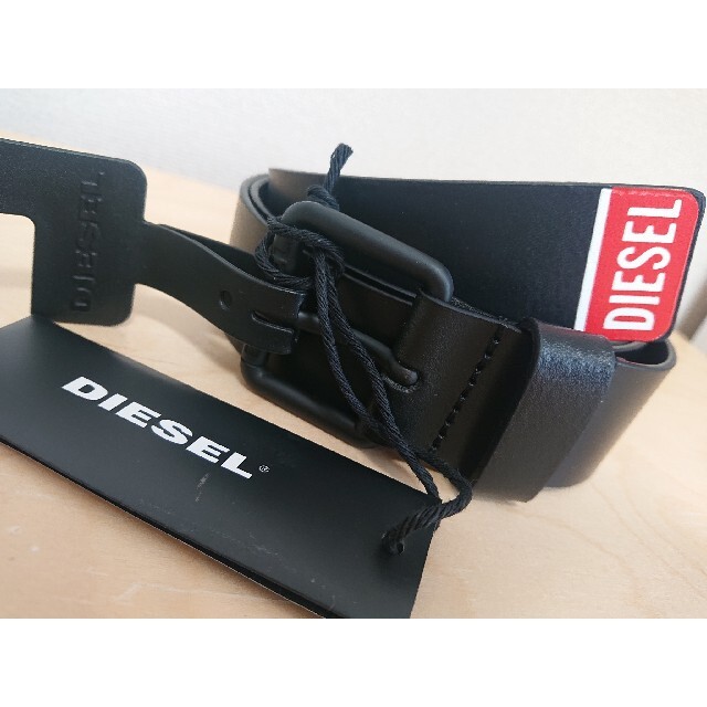 【新品未使用】DIESEL☆イタリア製レザーベルトレ