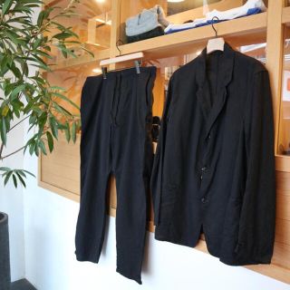 コモリ(COMOLI)のcomoli 20ss ダンガリーセットアップ Black(セットアップ)