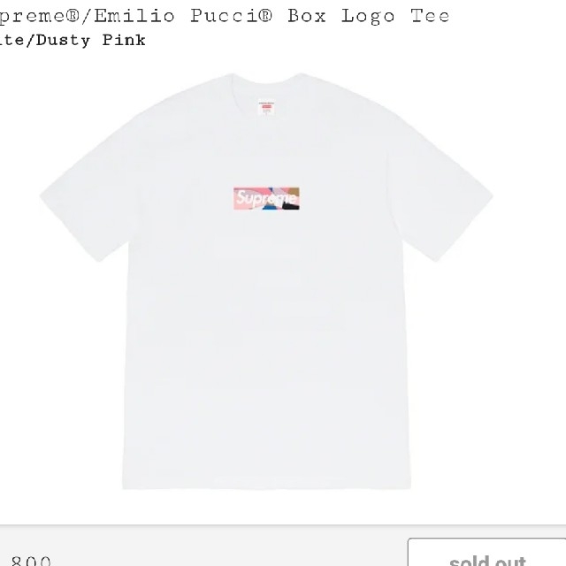 Tシャツ/カットソー(半袖/袖なし)Supreme Emilio Pucci® Box Logo Tee