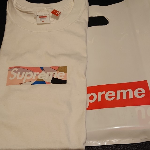 Supreme(シュプリーム)のSupreme Emilio Pucci® Box Logo Tee  メンズのトップス(Tシャツ/カットソー(半袖/袖なし))の商品写真