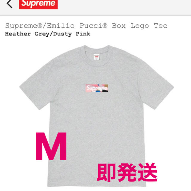 Tシャツ/カットソー(半袖/袖なし)supreme box logo Emilio pucci