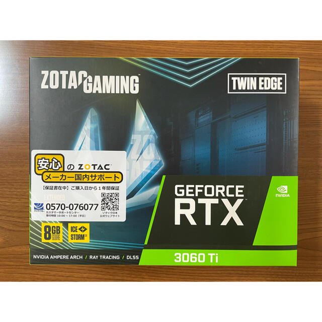 100％本物保証！ GeForce ZOTAC RTX Edge Twin Ti 3060 PCパーツ