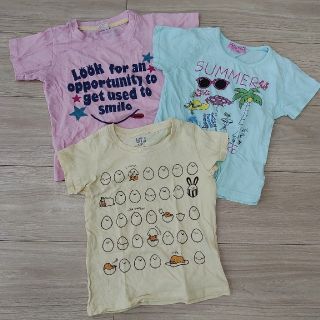 Tシャツ3枚セット　100～110cm(Tシャツ/カットソー)