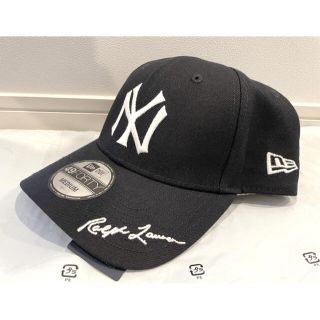 ラルフローレン x ヤンキース MLB キャップ　ネイビー 　M New Era(キャップ)