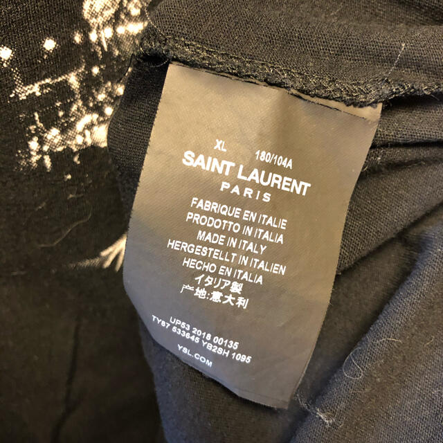 SAINTLAURENT PARIS 19SS Tシャツ サンローラン 【信頼】 49.0%割引 swim.main.jp