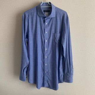 スーツカンパニー(THE SUIT COMPANY)の★美品★スーツカンパニー　シャツ　41／84 ネイビー系(シャツ)