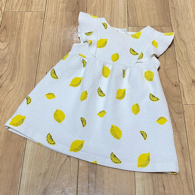 ZARA KIDS(ザラキッズ)のHatti様専用　ZARA babyフリルワンピース キッズ/ベビー/マタニティのベビー服(~85cm)(ワンピース)の商品写真