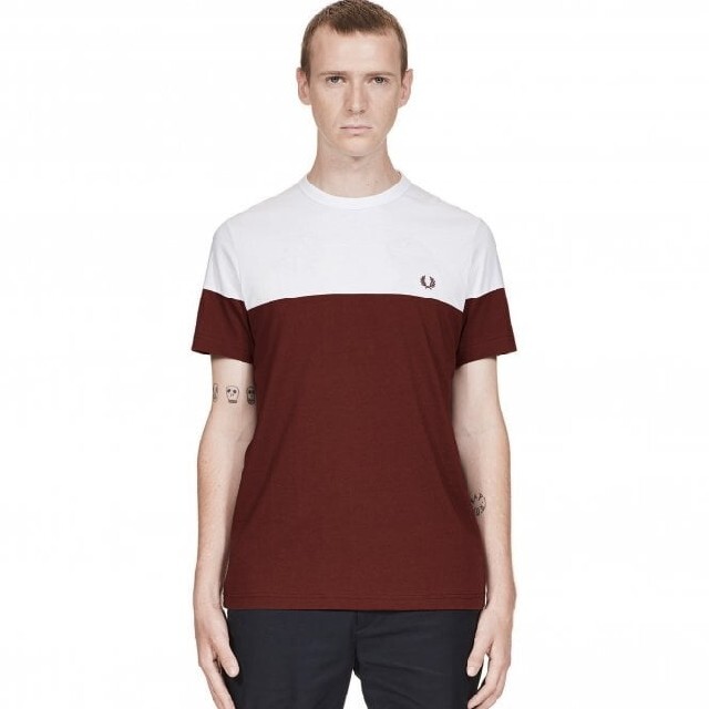 FRED PERRY(フレッドペリー)の【未使用】【FRED PERRY】パネルTシャツ メンズのトップス(Tシャツ/カットソー(半袖/袖なし))の商品写真