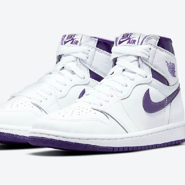 NIKE(ナイキ)のNIKE AIR JORDAN 1 RETRO HIGH OG purple メンズの靴/シューズ(スニーカー)の商品写真