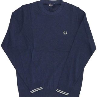 フレッドペリー(FRED PERRY)の【未使用】【FRED PERRY】クルーネック セーター ロングTシャツ(ニット/セーター)